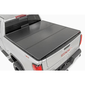 VIRIX PRO Hard Tri-Fold Tonneau Cover For GMC Trucks (2007-2021, 5.5 ft Bed)