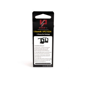 VIRIX PRO NSR1635 Rubber Clamps | Heavy-Duty Mounts for Tool Storage on Cars, Trucks, and SUVs