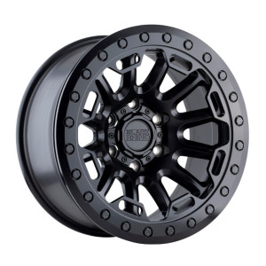 1785URY OURAY BEADLOCK 17X8.5 6X139.7 00mm MATTE BLACK