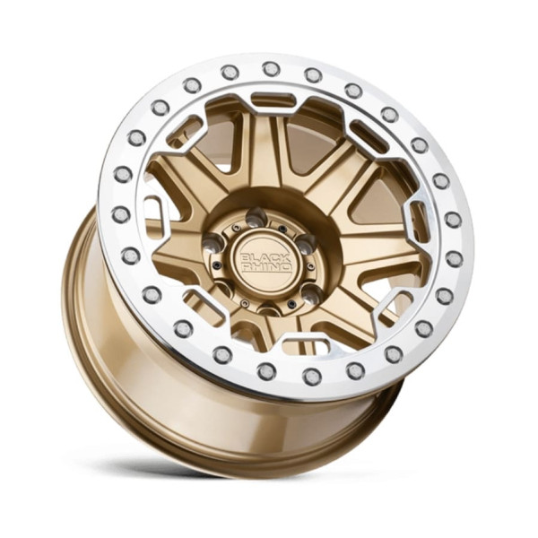 1785RFT RIFT BEADLOCK 17X8.5 6X135 00mm MATTE GOLD W/MACHINED RING 1785RFT RIFT BEADLOCK 17X8.5 6X135 00mm MATTE GOLD W/MACHINED RING