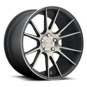 M153 VICENZA 20X9 5X120 35mm BLACK AND MACHINED WITH DARK TINT