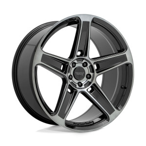 AR936 HELLION 22X10.5 5X115 25mm GLOSS BLACK/ GRY TINT