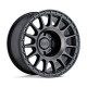 1780SND SANDSTORM 17X8 5X108 35mm SEMI GLOSS BLACK W/ DDT