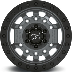 1785AVG AVENGER BEADLOCK 17X8.5 6X139.7 00mm BATTLESHIP GRAY