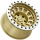 PRIMM BEADLOCK 17X8.5 5X127 -38mm MATTE GOLD W/MACHINED RING