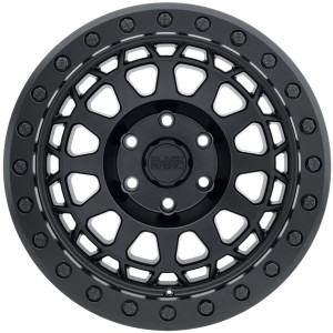 1785PRM PRIMM BEADLOCK 17X8.5 6X139.7 00mm MATTE BLACK W/BLACK BOLTS