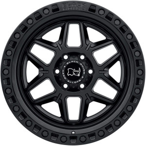 1790KLS KELSO 17X9 6X139.7 00mm MATT EBLACK W/BLACK BOLTS 1790KLS KELSO 17X9 6X139.7 00mm MATT EBLACK W/BLACK BOLTS