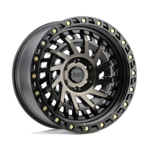 1790SHD SHREDDER 17X9 5X139.7 00mm MATTE BLACK W/ MACHINED DARK TINT