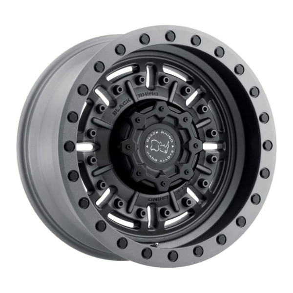 1795ABR ABRAMS 17X9.5 8X180 -18mm TEXTURED MATTE GUNMETAL
