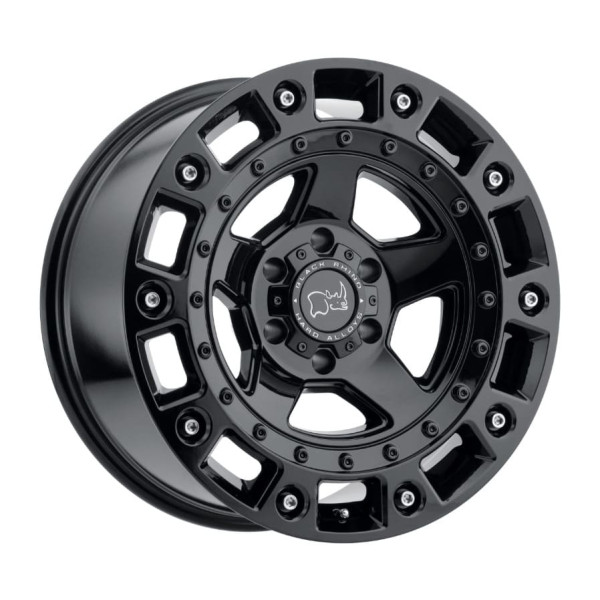 1795CNC CINCO 17X9.5 5X127 -18mm GLOSS BLACK W/ STAINLESS BOLT 1795CNC CINCO 17X9.5 5X127 -18mm GLOSS BLACK W/ STAINLESS BOLT