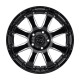 SIERRA 18X9 6X135 12mm GLOSS BLACK MILLED SIERRA 18X9 6X135 12mm GLOSS BLACK MILLED