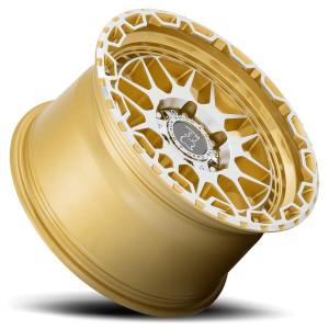 1895HLB HOLCOMB 18X9.5 6X135 12mm GLOSS GOLD W/MIRRIR CUT FACE