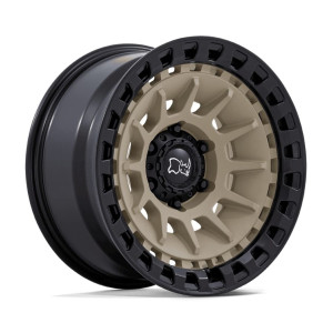 BR009 BARRAGE 17X8.5 5X127 -10mm DESERT SAND ON MATTE BLACK