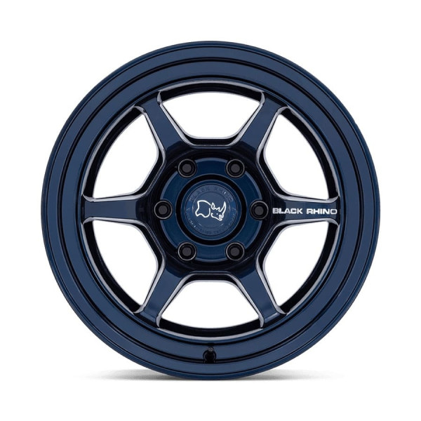 BR011 SHOGUN 16X8 6X139.7 -10mm MIDNIGHT BLUE