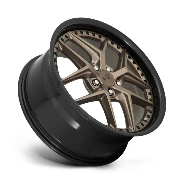 M227 VICE 20X9 5X120 35mm MATTE BRONZE W/ GLOSS BLACK LIP