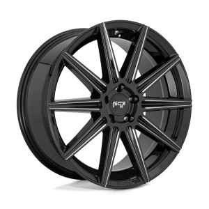 M243 TIFOSI 20X9 5X115 18mm GLOSS BLACK MILLED