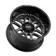 MO992 FOLSOM 20X12 5X127 -44mm GLOSS BLACK MILLED