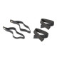 Rear Window Roll Up Straps and Soft Top Tie Down Kit, for 07-18 Jeep Wrangler JK Rear Window Roll Up Straps and Soft Top Tie Down Kit, for 07-18 Jeep Wrangler JK