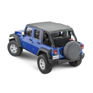Bimini Top Plus, for 07-18 Jeep Wrangler Unlimited JK