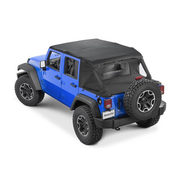 Ultimate Summer Combo Tops in MasterTwill® Fabric, for 07-09 Jeep Wrangler JK Unlimited 4 Door Ultimate Summer Combo Tops in MasterTwill® Fabric, for 07-09 Jeep Wrangler JK Unlimited 4 Door