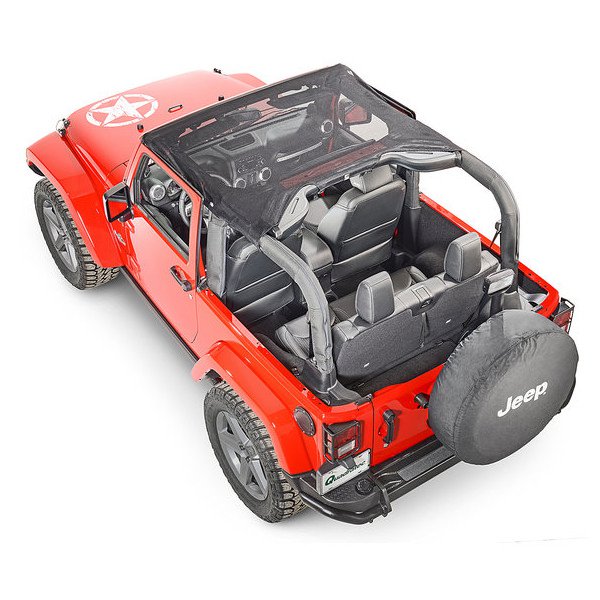 Vertically Driven Products, KoolBreez Brief Top, Black Mesh, for 07-09 Jeep Wrangler JK 2 Door Vertically Driven Products, KoolBreez Brief Top, Black Mesh, for 07-09 Jeep Wrangler JK 2 Door