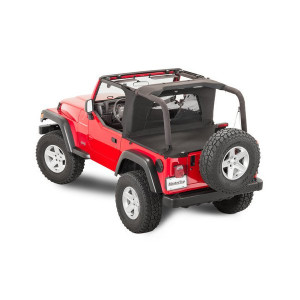 Wind Stopper Plus & Tonneau Cover 2 Piece Kit, for 97-06 Jeep Wrangler TJ, 97-02 TJ Wind Stopper Plus & Tonneau Cover 2 Piece Kit, for 97-06 Jeep Wrangler TJ, 97-02 TJ