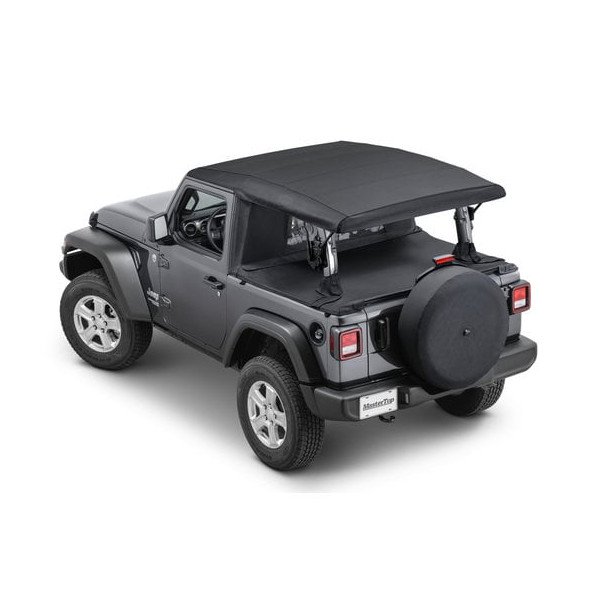 Ultimate Summer Soft Top Combo, in Black Diamond Fabric for 18-23 Jeep Wrangler JL 2-Door, 28 oz. Black Diamond Ultimate Summer Soft Top Combo, in Black Diamond Fabric for 18-23 Jeep Wrangler JL 2-Door, 28 oz. Black Diamond