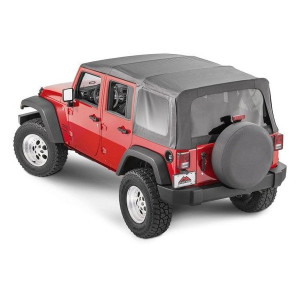 Crown Automotive, Replacement Soft Top with Tinted Windows, for 07-09 Jeep Wrangler JK Unlimited Crown Automotive, Replacement Soft Top with Tinted Windows, for 07-09 Jeep Wrangler JK Unlimited