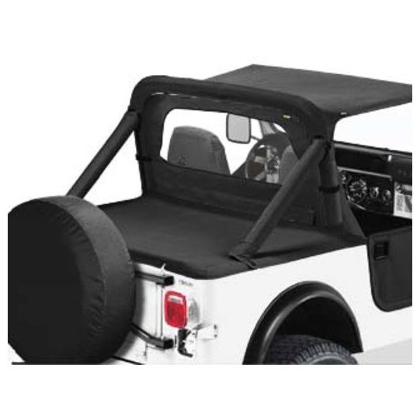 Duster Deck Covers, Black Vinyl