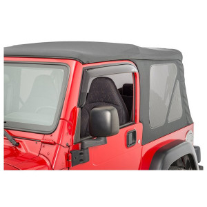 AVS, Ventvisors in Smoke, for 97-06 Jeep Wrangler TJ & Unlimited