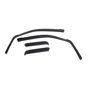 EGR, In Channel Style Window Visors, Front & Rear in Matte Black for 14-22 Jeep Cherokee KL