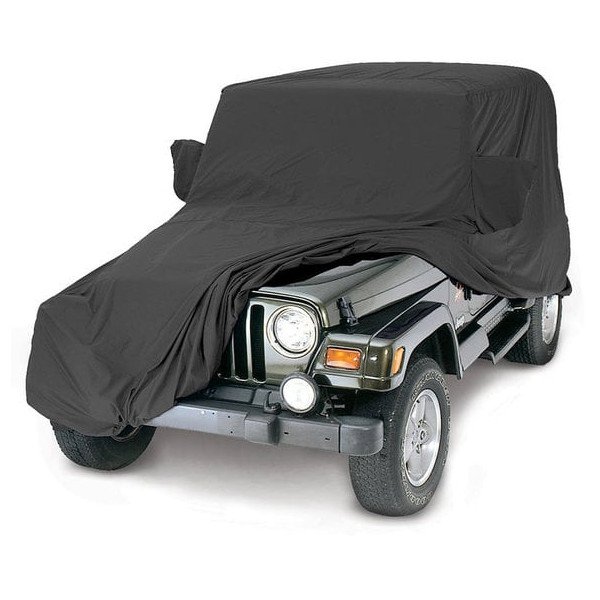 Covercraft, WeatherShield Custom-Fit Cover, Black, for 88-93 Jeep Wrangler YJ w/ Hard Top