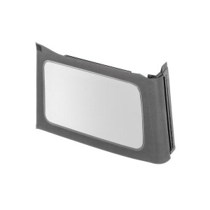 Mopar, Clear Soft Top Window, Driver Side in Black Twill for 18-23 Jeep Wrangler JL