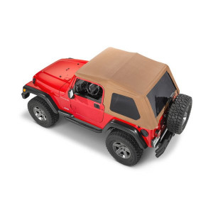 QuadraTop, Adventure Top, Without Doors in Spice for 97-06 Jeep Wrangler TJ