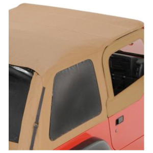 Rampage Products, Frameless Trail Top Replacement Passenger Side Tinted Window in Spice, for 97-06 Jeep Wrangler TJ with Rampage Frameless Trail Top ONLY