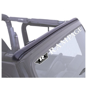 Rampage Products, Windshield Channel, for 97-06 Jeep Wrangler TJ & Unlimited Rampage Products, Windshield Channel, for 97-06 Jeep Wrangler TJ & Unlimited