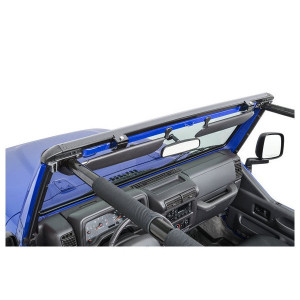 Bestop, Header Windshield Channel, for 97-06 Jeep Wrangler TJ & Unlimited