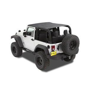 Bestop, Header Safari Bikini Top, for 10-18 Jeep Wrangler JK 2 Door