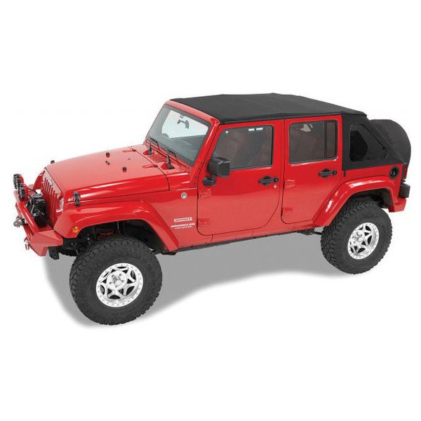 Bestop, Trektop NX Twill Replace-a-top Soft Top, for 07-18 Jeep Wrangler Unlimited JK 4 Door with Trektop NX