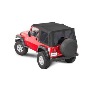 Replacement Soft Top with Tinted Windows in MasterTwill® Fabric, Without Upper Door Skins Replacement Soft Top with Tinted Windows in MasterTwill® Fabric, Without Upper Door Skins