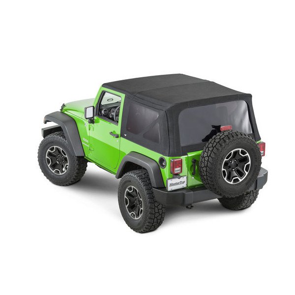 MasterTop, Complete Soft Top Kit in MasterTwillFabric, for 07-18 Jeep Wrangler JK