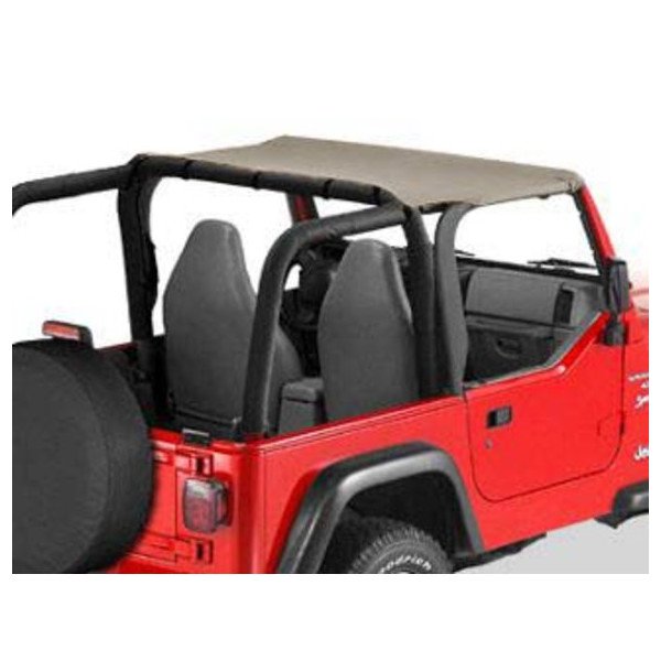 Rugged Ridge, Bimini Header Top in Khaki Diamond, for 03-06 Jeep Wrangler TJ Rugged Ridge, Bimini Header Top in Khaki Diamond, for 03-06 Jeep Wrangler TJ