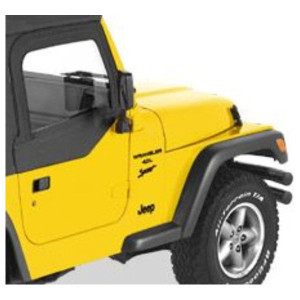 Fabric Replacement Upper Door Skins, Black Denim