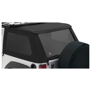Bestop, Tinted Window Kit in Black Diamond, for 07-18 Jeep Wrangler JK 2 Door with Trektop NX