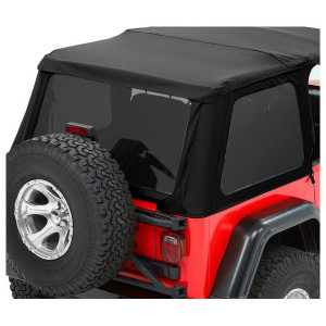 Bestop, Tinted Window Kit, for 97-06 Jeep Wrangler TJ with Twill Supertop NX