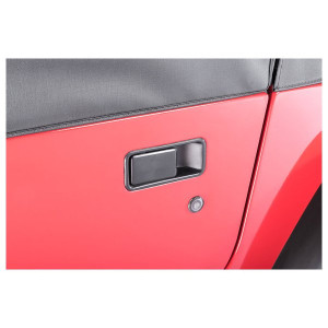 Quadratec, Drivers Side Half Steel Door Handle in Black, for 87-06 Jeep Wrangler YJ, TJ & Unlimited