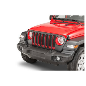 Mopar, Front End Grille Cover, for 18-23 Jeep Wrangler JL & Gladiator JT Mopar, Front End Grille Cover, for 18-23 Jeep Wrangler JL & Gladiator JT