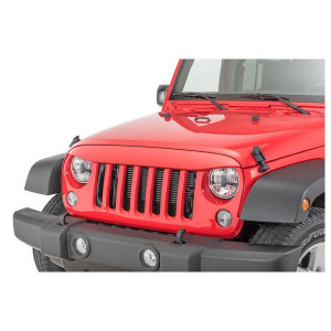 Rugged Ridge, Nighthawk Light Brow, Unfinished, for 07-18 Jeep Wrangler JK Rugged Ridge, Nighthawk Light Brow, Unfinished, for 07-18 Jeep Wrangler JK