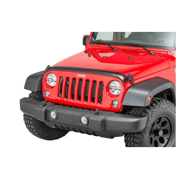 AVS, Aeroskin Bug Deflector, in Dark Smoke for 07-18 Jeep Wrangler JK