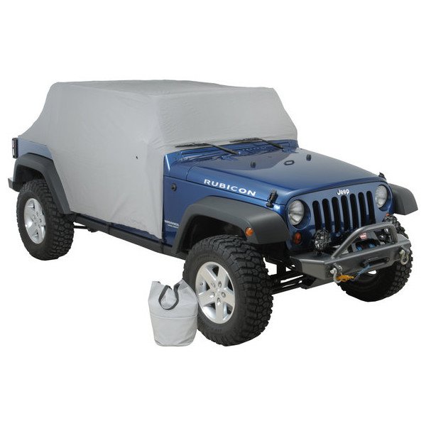 Vertically Driven Products, Full Monty Cab Cover with Half Door Ears in Gray, for 07-18 Jeep Wrangler Unlimited JK 4 Door Vertically Driven Products, Full Monty Cab Cover with Half Door Ears in Gray, for 07-18 Jeep Wrangler Unlimited JK 4 Door